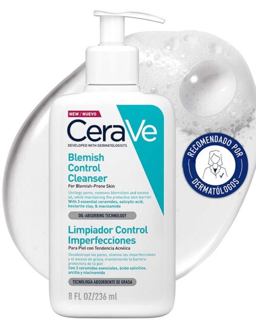 ژل شستشوی CeraVe Blemish Control