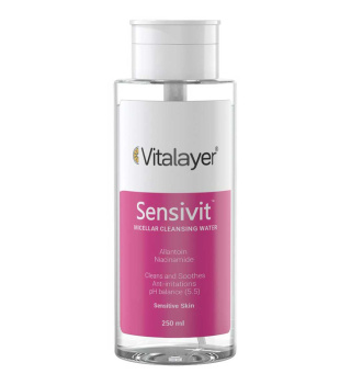 میسلار واتر ویتالیر مدل Sensivit مناسب پوست حساس حجم 250 میلی لیتر